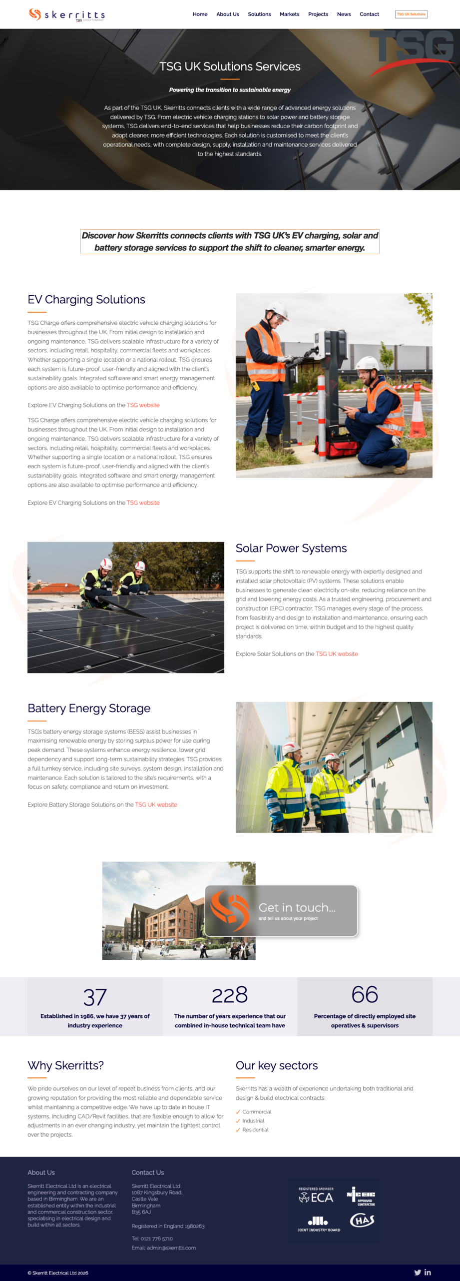 Screenshot for Skerritt Electrical
